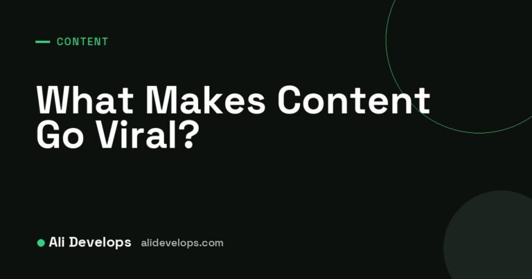 Ali Develops cover image: what makes content go viral, 10 principles
